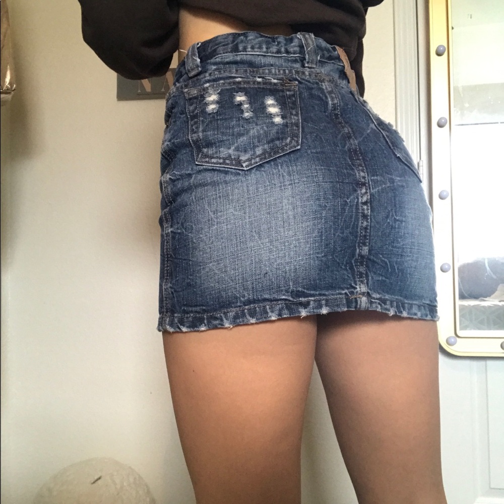 Jean Mini Skirt